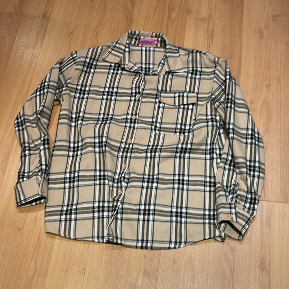Women’s edikted beige flannel